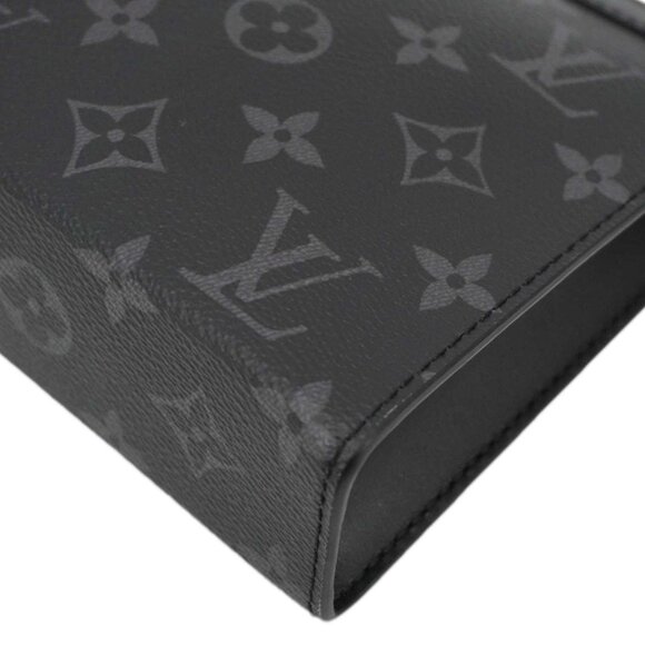 Louis Vuitton  Gaston Wearable Monogram Eclipse Reverse Crossbody Bag Gray - Picture 10 of 16